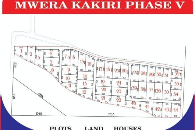 Mwera Kakiri Phase V Estate on Hoima Road: